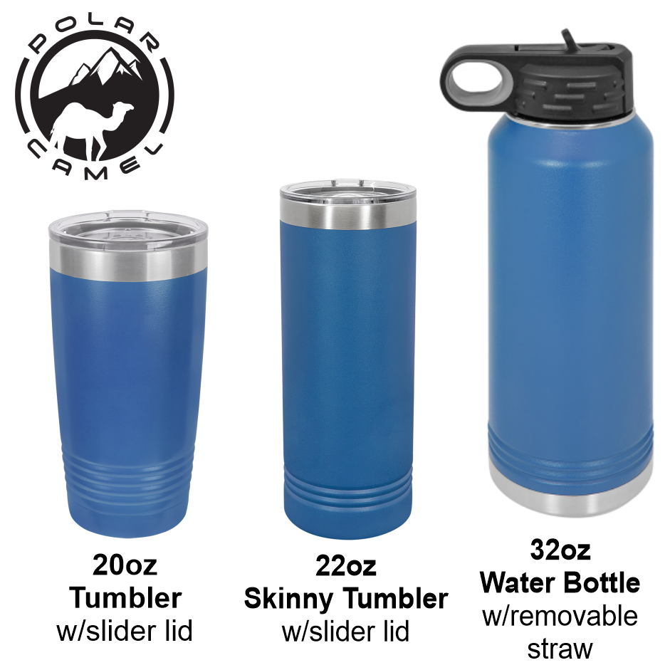 CAMPING DESIGNS Tumblers or Water Bottle