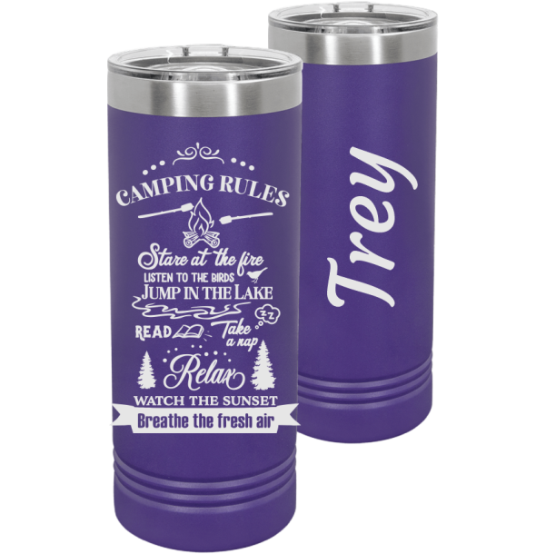 CAMPING DESIGNS Tumblers or Water Bottle