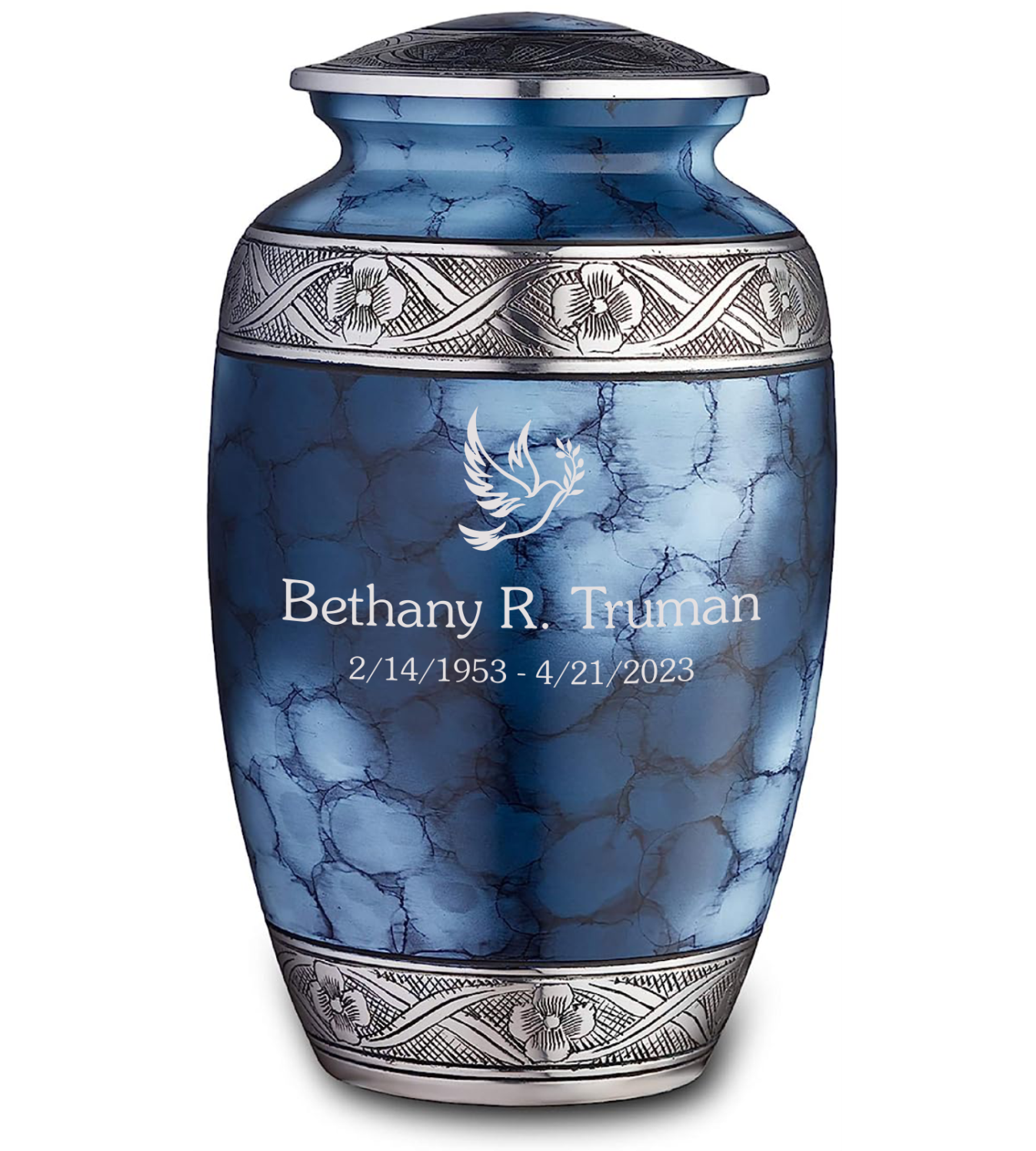 Serenity Blue Urn