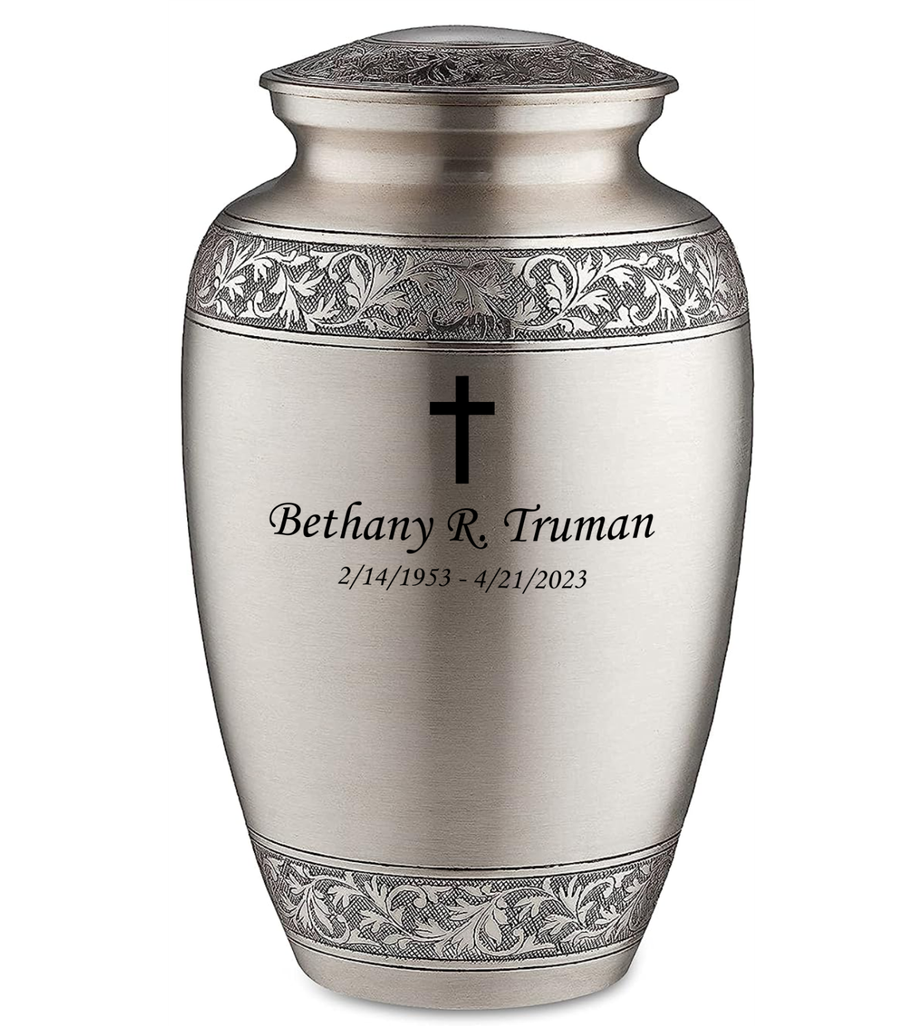 Elegant Silver Urn