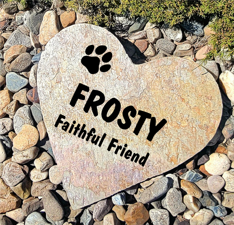 HS4 Faithful Friend Pet Memorial Stone