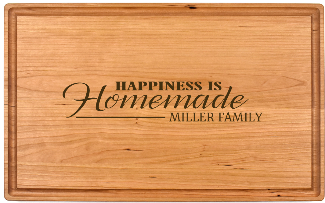 Premium Hardwood Cutting Board-Choose your wood and design