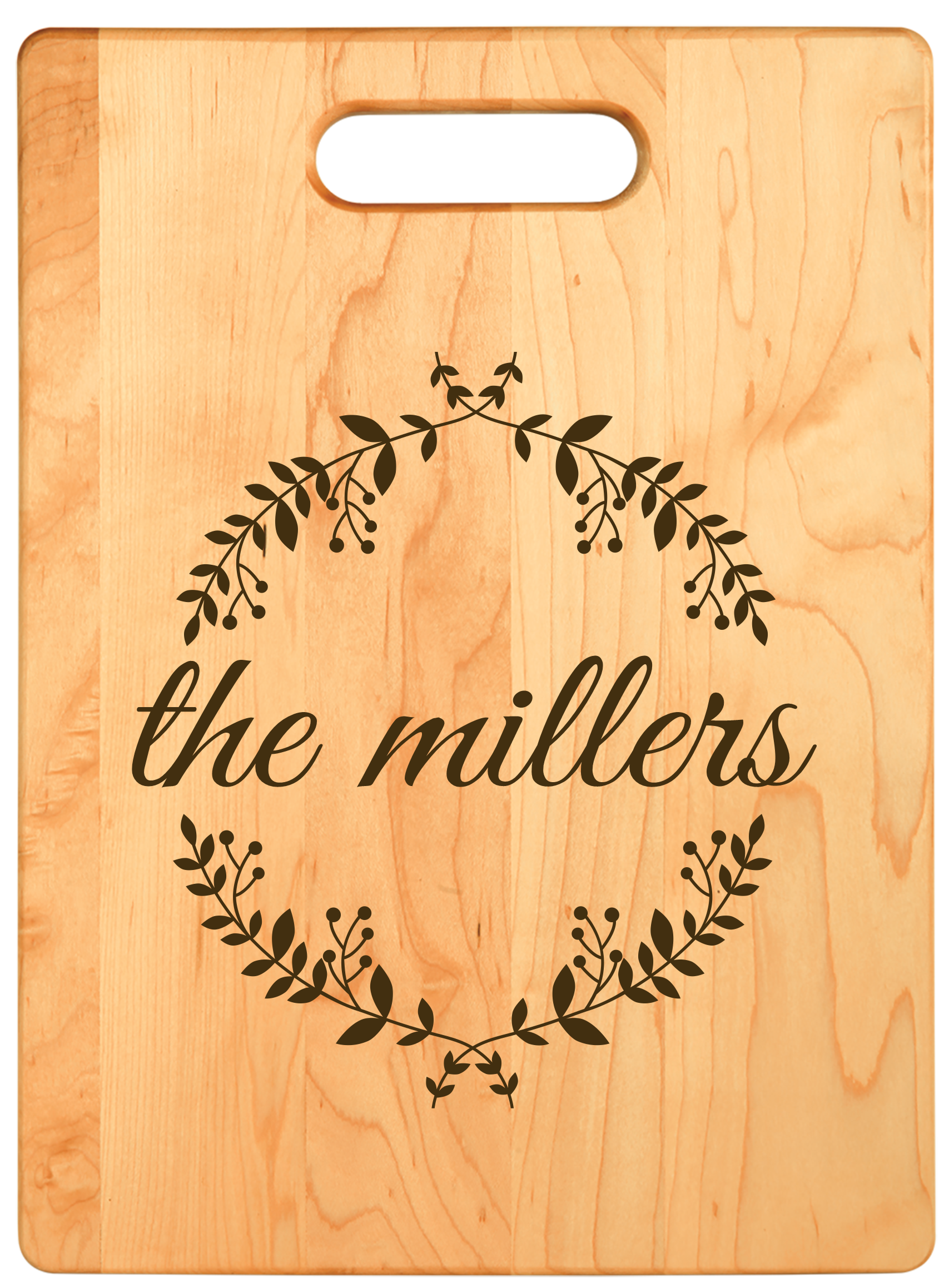 Timeless Wreath Cutting Board