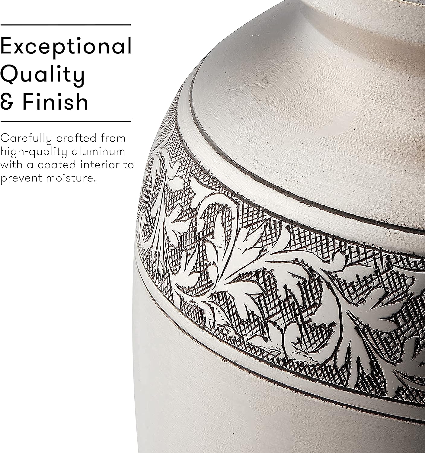 Elegant Silver Urn
