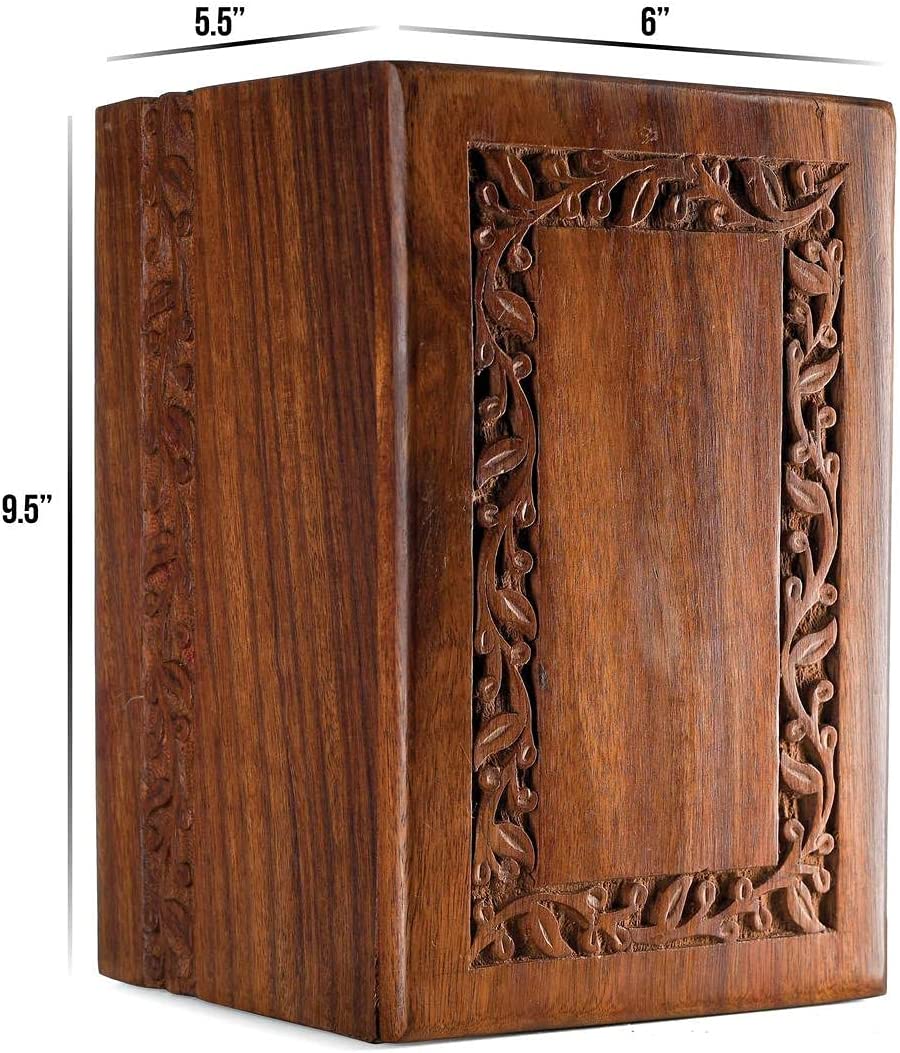 Decorative Rosewood Urn