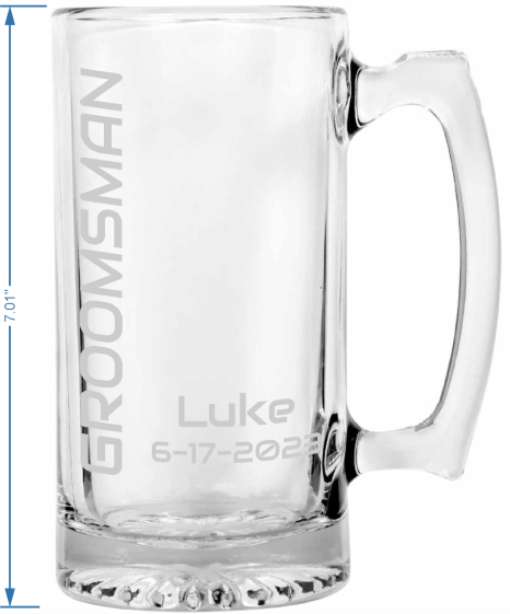 Beer Lovers: Groomsman - 26oz Mug or 16oz Pint
