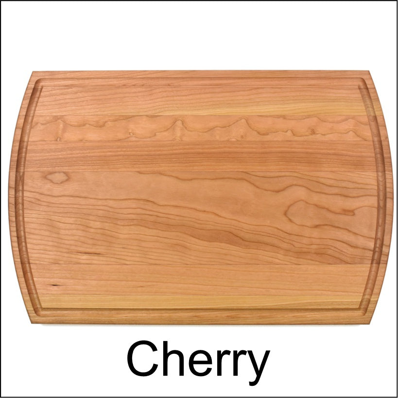 Arch Sided Cutting Board-Choose your wood and design
