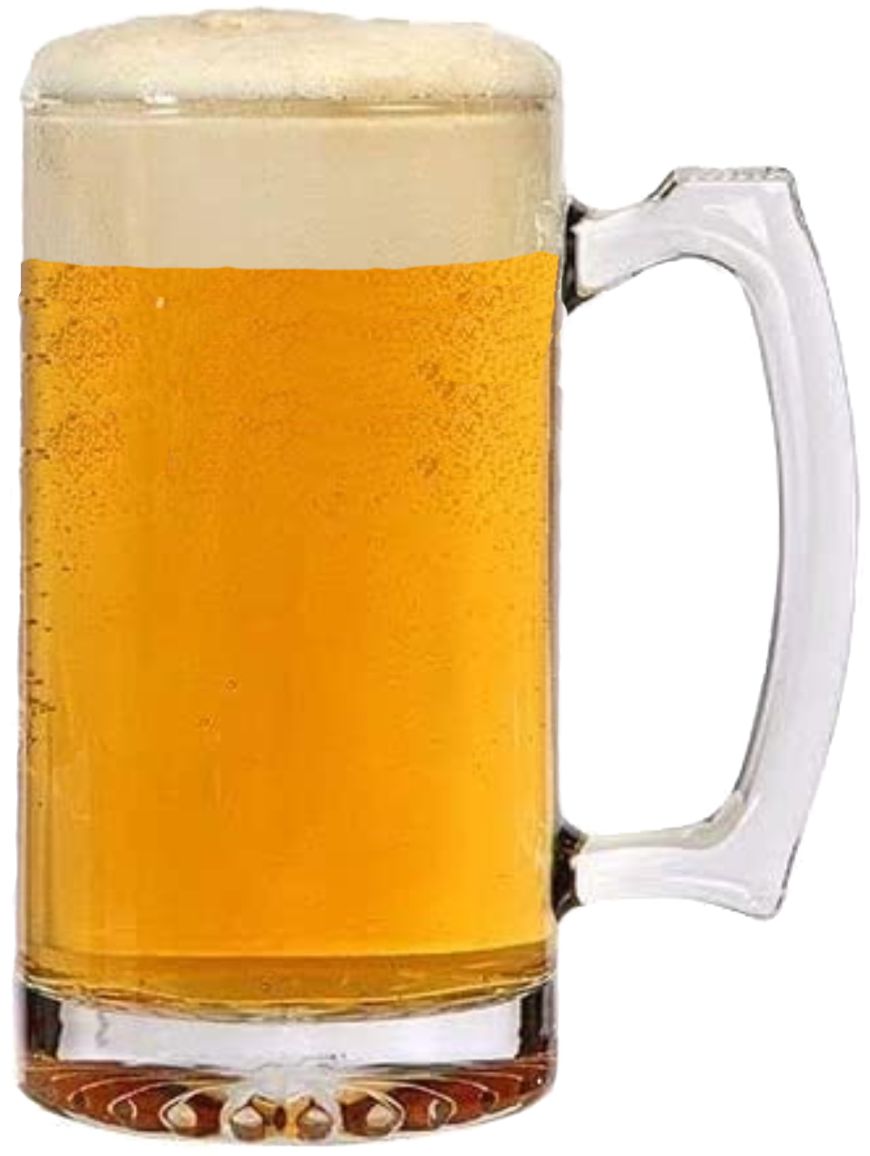 Beer Lover: Monogram - 26oz Mug or 16oz Pint