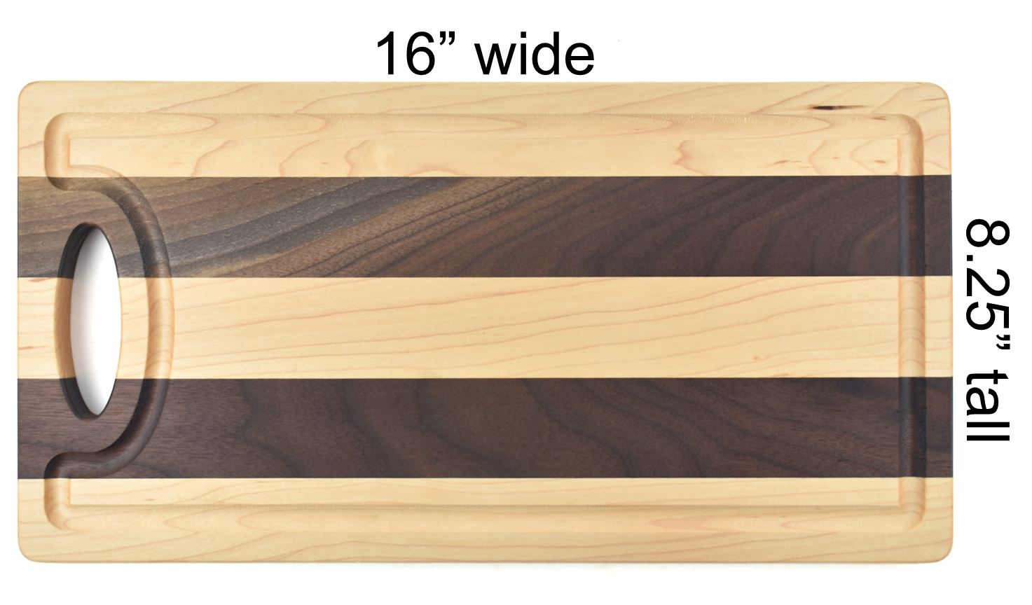 Multi-wood cutting/charcuterie board