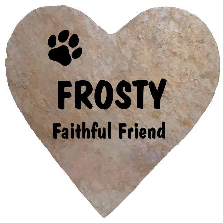 HS4 Faithful Friend Pet Memorial Stone
