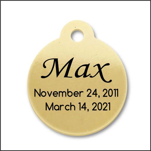 Pet Tags for Rapid City Braeburn Dog Park Memorial fence