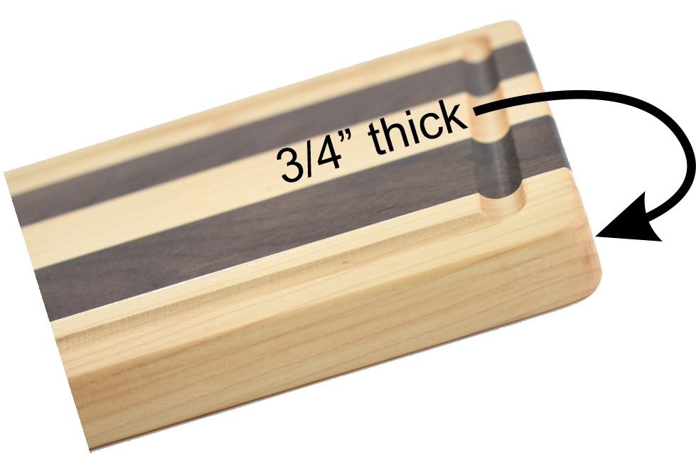 Multi-wood cutting/charcuterie board