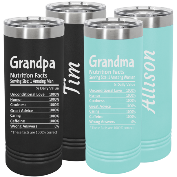 Grandma/Grandpa Tumblers or Water Bottle