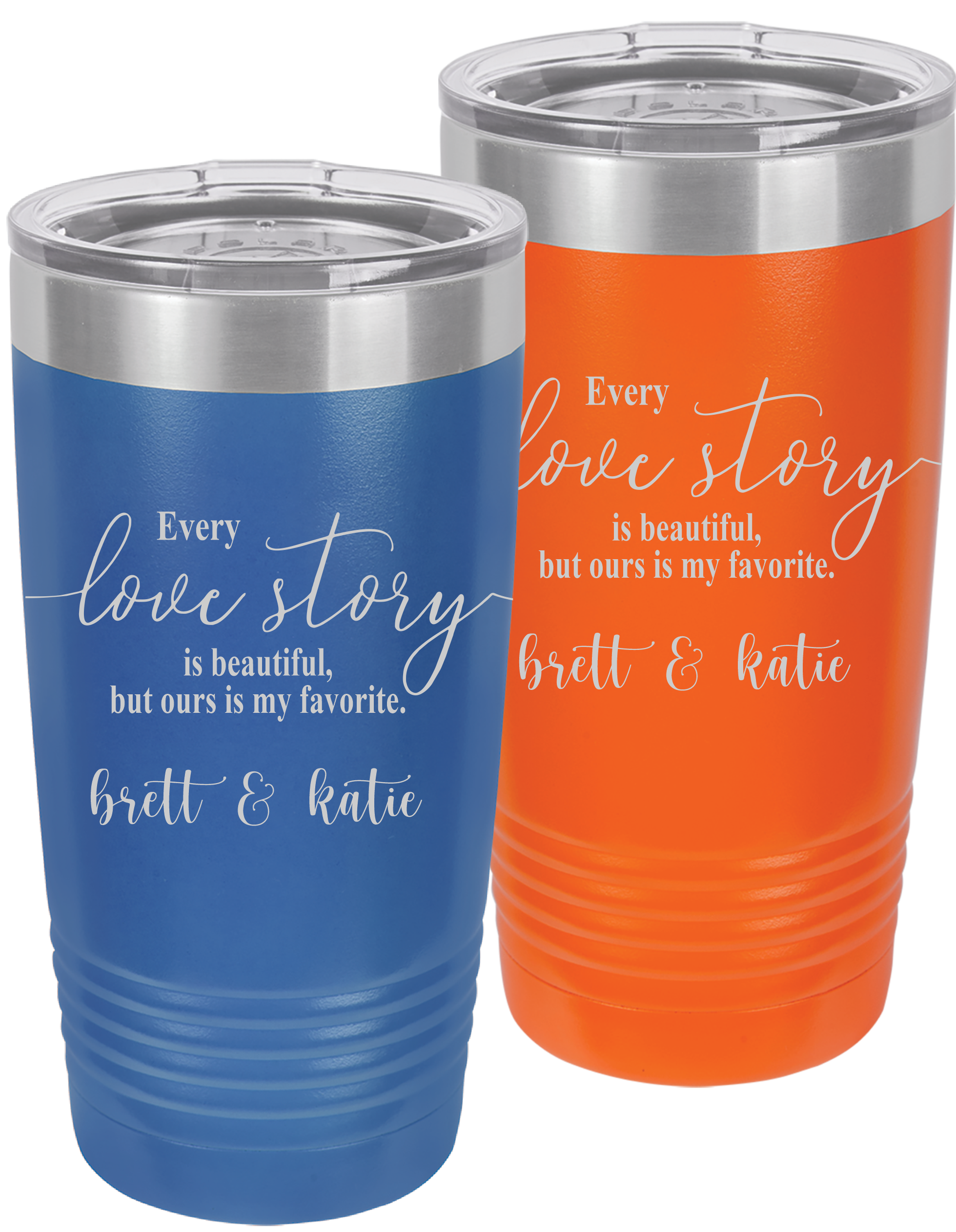 His and Her Our Love Story is My Favorite Tumbler Set