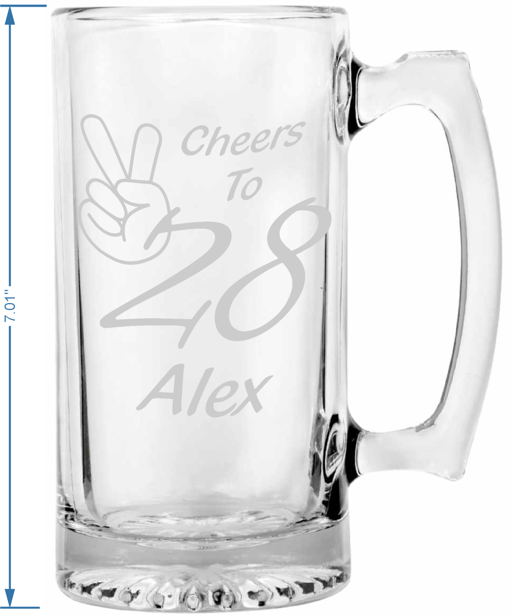 Beer Lover: Happy Birthday - 26oz Mug or 16oz Pint
