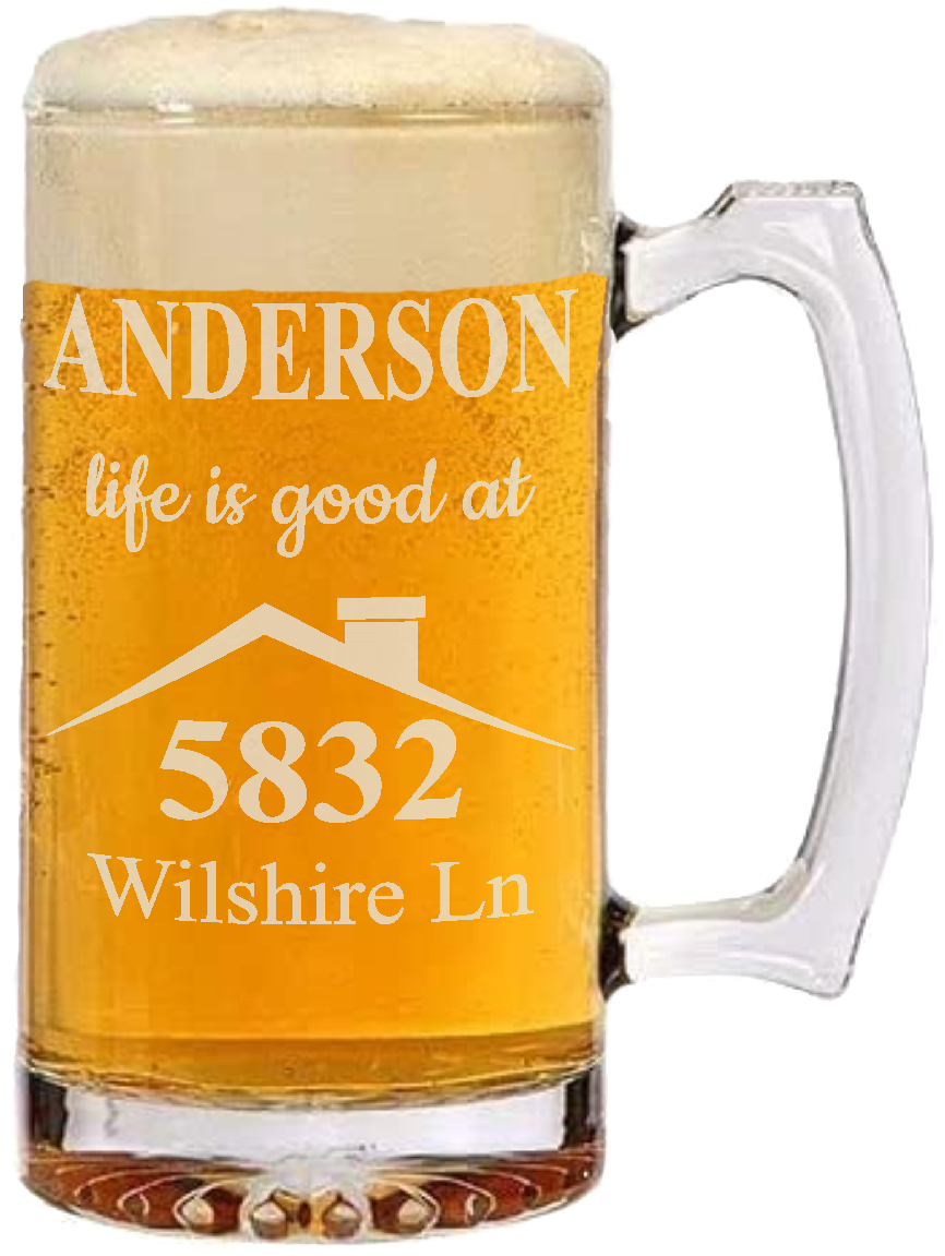 Beer Lovers: Life is good - 26oz Mug or 16oz Pint