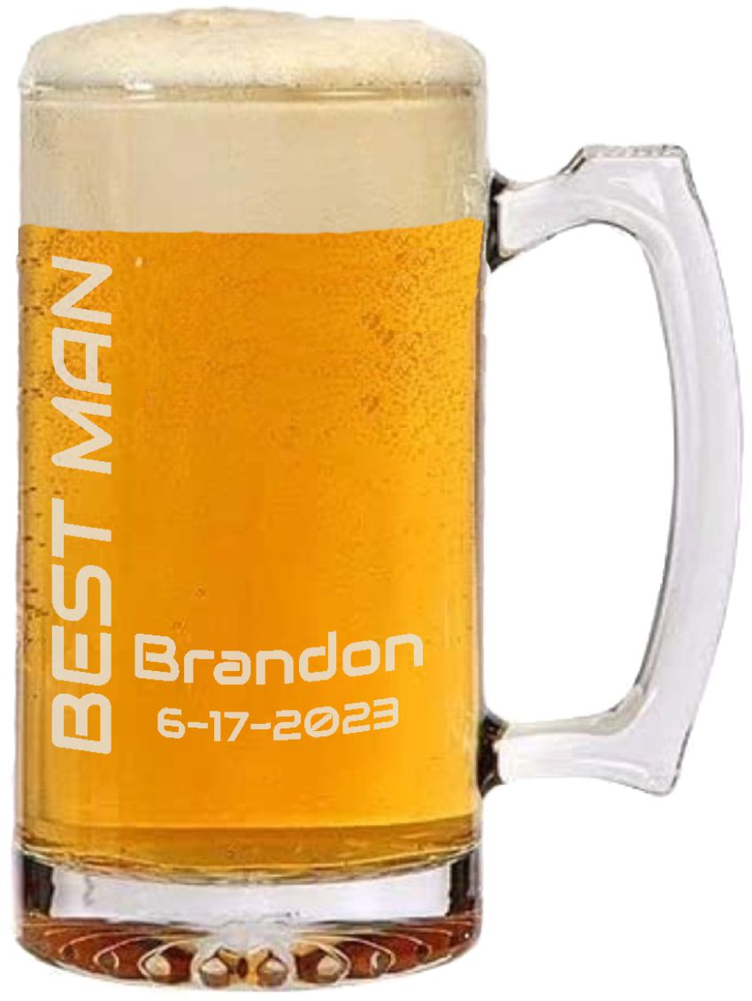 Beer Lovers: Best Man - 26oz Mug or 16oz Pint