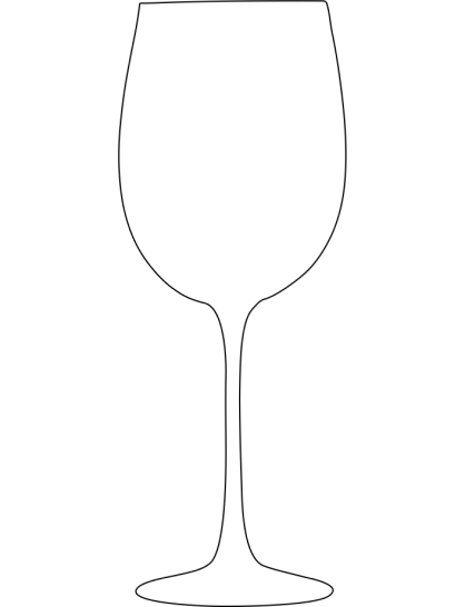 Monogram Wine Glass