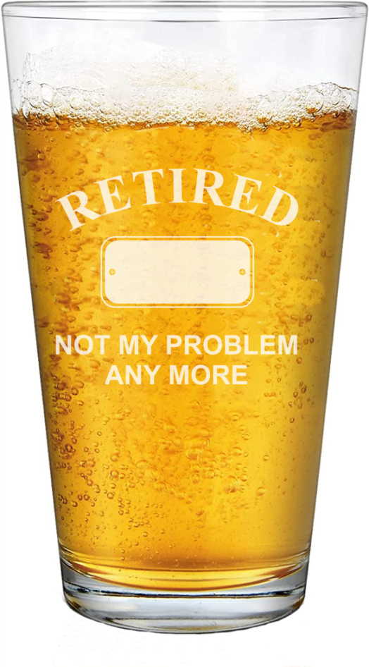 Beer Lover: Retirement - 26oz Mug or 16oz Pint
