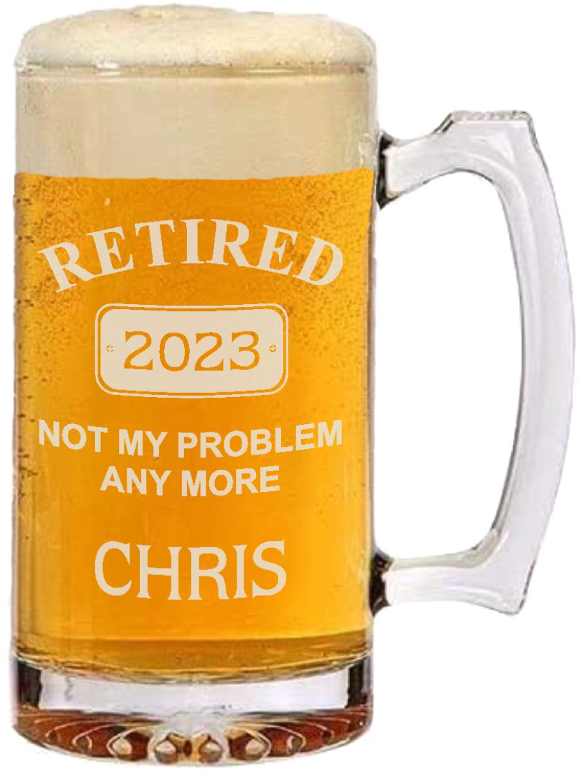 Beer Lover: Retirement - 26oz Mug or 16oz Pint